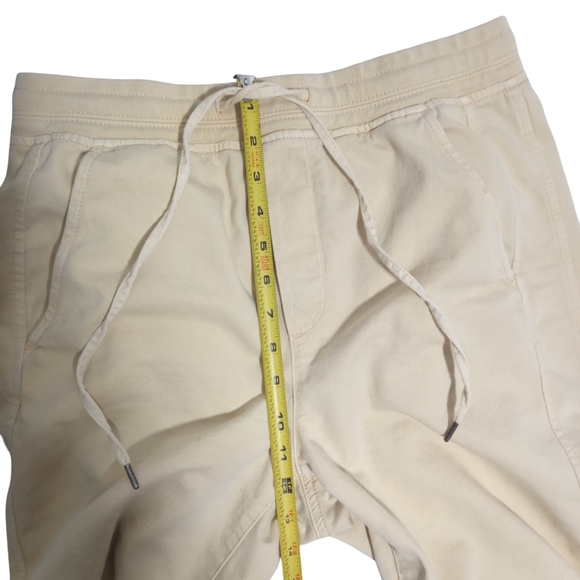 Gap Yellow Cotton Jogger Pants Women’s Casual Drawstring Waist Small Tall - Picture 6 of 8